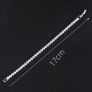 Brățară decorată cu zirconiu cubic