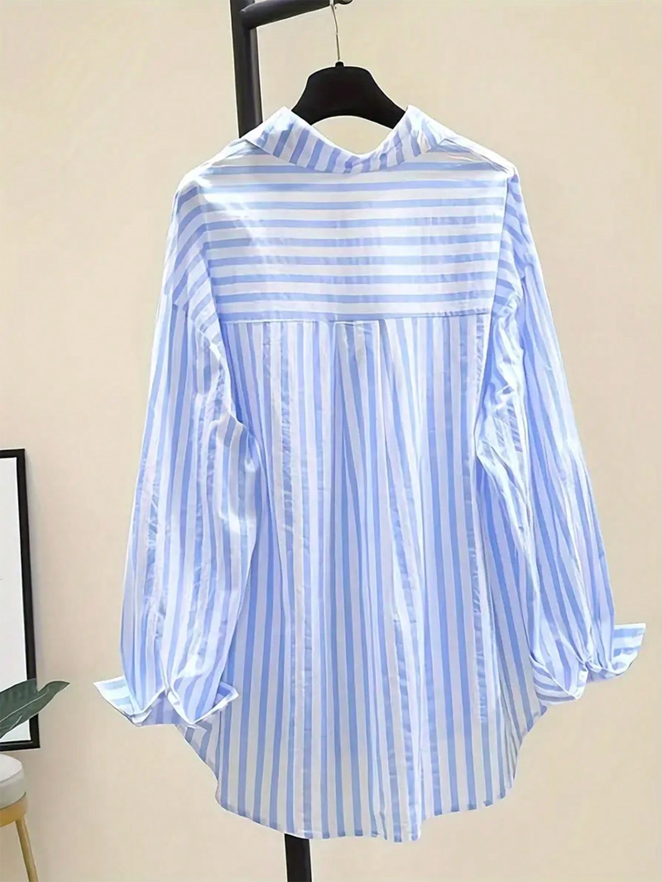 17334636452fd9ae319eb5f4e2c1a9eb6a44c7caec.jpg Bluză lejeră cu umăr căzut SHEIN