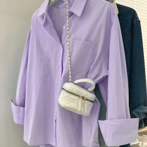 Bluză lejeră cu umăr căzut SHEIN