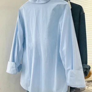 Bluză lejeră cu umăr căzut SHEIN